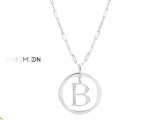 Naszyjnik z literą B